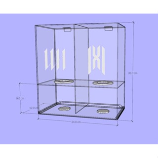 กล่องไฟอะคริลิค WONHO X MONSTA X