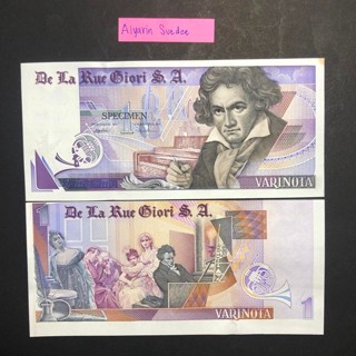 Test note De La Rue UNC