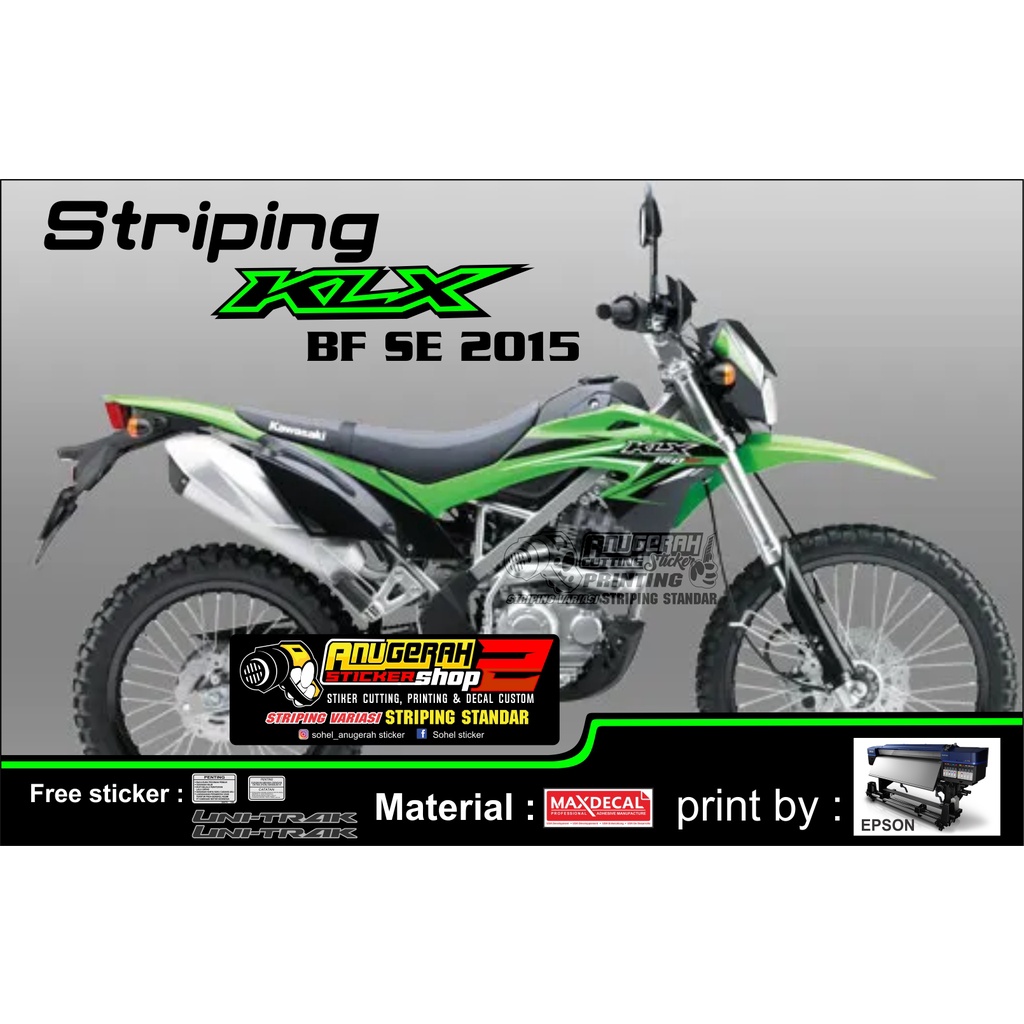 สติ๊กเกอร์ Striping KLX 150 BF SE 2015/2016