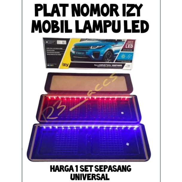 เสื้อโค้ทจานรถยนต์ IZY พร้อมไฟ LED