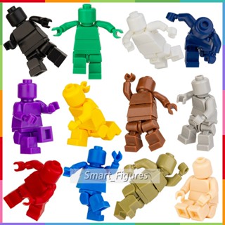 อนุภาคขนาดเล็กบล็อกตัวต่ออุปกรณ์เสริม Minifigure Jointed Action Minifigures ประกอบของเล่นสีต่างๆ