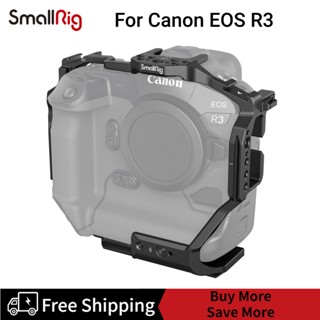 SmallRig Cage for Canon R3 Built-in Plate for Arca-Swiss for Quick Switch Among Handheld, Tripod and Stabilizer Shooting - 3884