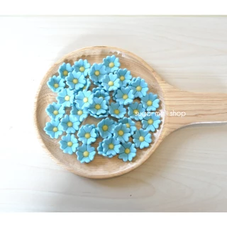 ดอกคอสมอส น้ำตาลกัมเพส ตกแต่งขนม ตกแต่งหน้าเค้ก สีพาสเทล 25 ชิ้น/100ชิ้น