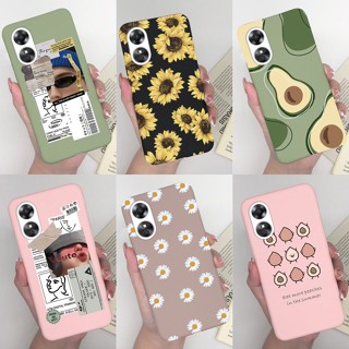 เคสโทรศัพท์มือถือ ซิลิโคนนิ่ม ลายการ์ตูนน่ารัก สีแคนดี้ สําหรับ Oppo A17K CPH2471 6.56 นิ้ว A17K A17 A17 K