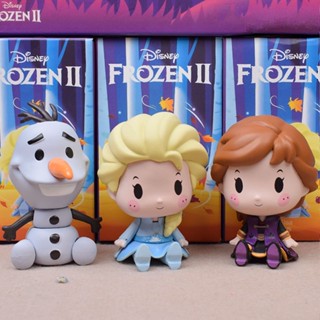 โมเดลตุ๊กตาฟิกเกอร์ My Mystery Box Frozen Elsa Anna Princess Snow Treasure เหมาะกับของขวัญ สําหรับตกแต่งเค้กเด็ก