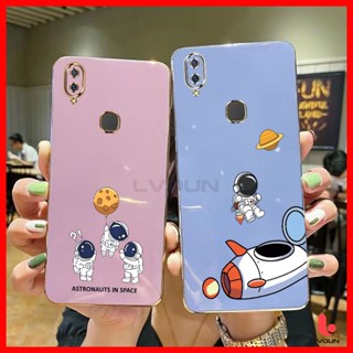 เคส Vivo Y91 Y91i Y93 Y95 V11i V11 Y85 V9 Y91C Y1S Y16 Y35 Astronaut Soft Case 2B-XQ