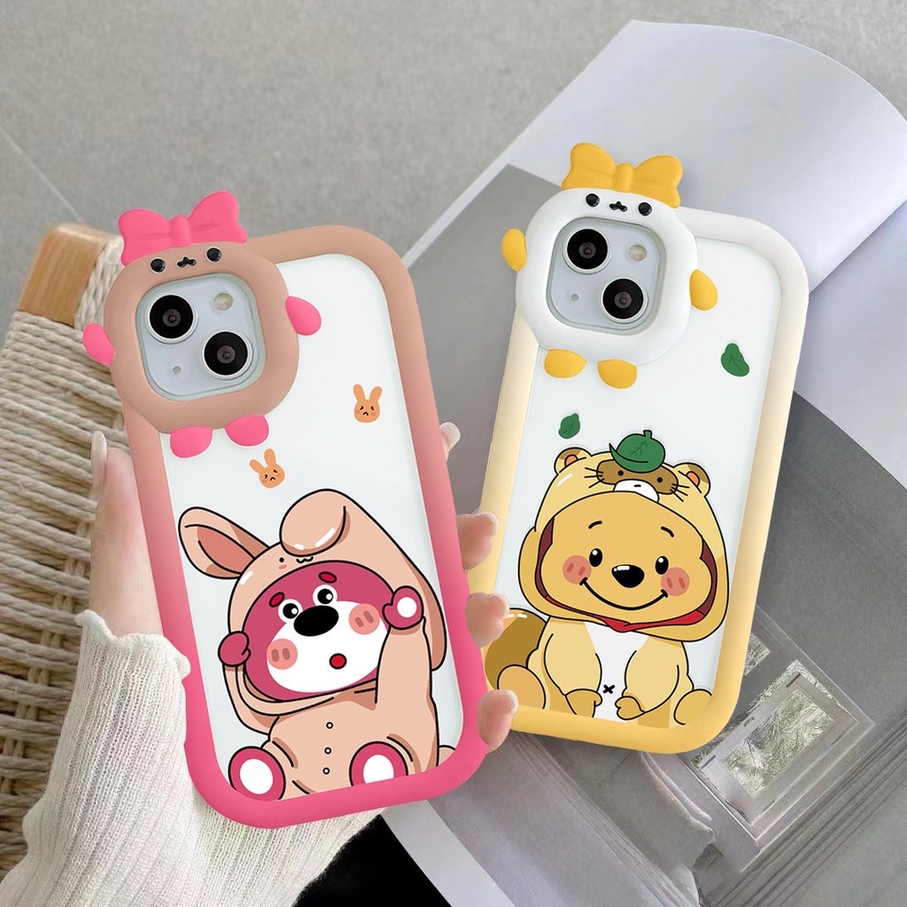 Barbieพร้อมส่ง เคสกล้องลูกเจี๊ยบการ์ตูน สําหรับรุ่น 7p/i8p.11.12/12pro12pro max.13/14.13pro.13pro max14max.14promax#3016