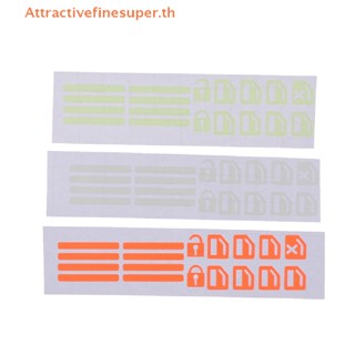 Asth สติกเกอร์ปุ่มกดหน้าต่างรถยนต์ เรืองแสง