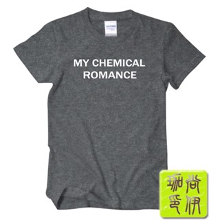 เสื้อยืดแขนสั้น ผ้าฝ้ายแท้ พิมพ์ลาย My Chemical Romantic สไตล์พังก์ สําหรับนักเรียน