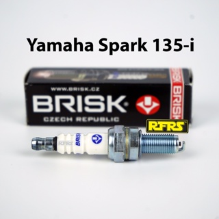 หัวเทียน BRISK COPPER RACING แกนทองแดง Yamaha Spark 135-i Spark Plug (C21RA) รองรับทุกน้ำมัน