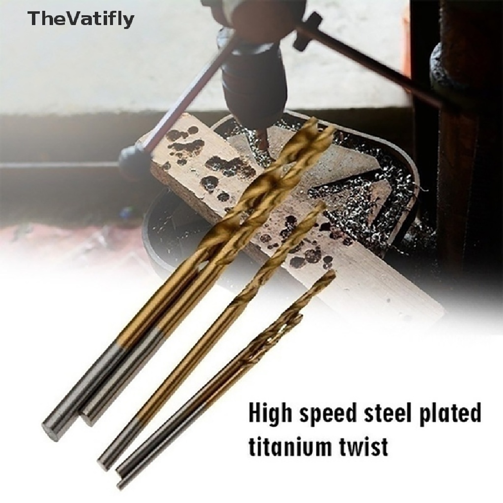 [TheVatifly] ชุดดอกสว่านเหล็ก เคลือบไทเทเนียม ความเร็วสูง 100 50 ชิ้น [Preferred]