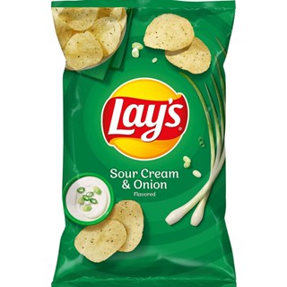 Sour Cream &amp; Onion Potato Chips Lays 184 G.