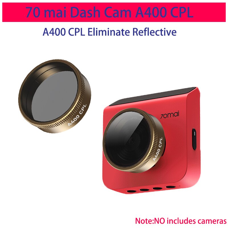 กล้องโพลาไรเซอร์ สะท้อนแสง สําหรับ 70 Mai Dash Cam A400 CPL Xiao Mi 70 Mai A400 CPL Polarizer 1 ชิ้น