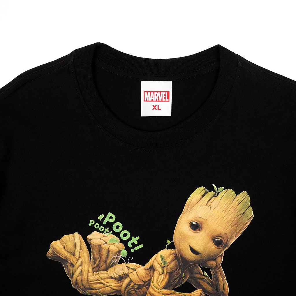 Power 7 Shop เสื้อยืดการ์ตูน มาร์เวล เสื้อยืด GROOT ลิขสิทธ์แท้ MARVEL COMICS T-SHIRTS (MVX-333) — صورة 2