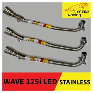 คอท่อ Honda Wave125i LED 2018 ปลาวาฬตัวใหม่ 🔩 Stainless steel แท้ เกรด 304 หนา: 1.2 มิลลิเมตร