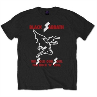 [COD] {พร้อมส่ง เสื้อยืดผ้าฝ้าย 100% พิมพ์ลาย We Sold Our Soul Sabbath Metal พลัสไซซ์ พลัสไซซ์ XS-6XL สําหรับผู้ชาย