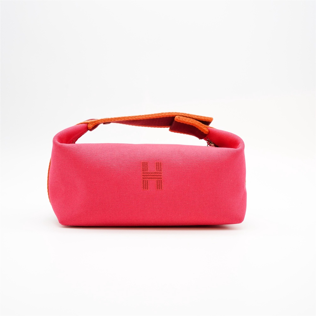 Hermes Hermes Canvas Lunch Box Bag กระเป๋าถือ