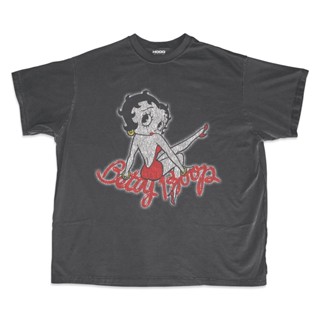 เสื้อยืด ลาย Betty Boop 90s สไตล์วินเทจ โอเวอร์ไซซ์