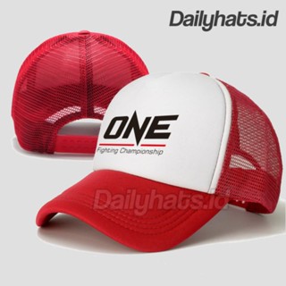 หมวกตาข่าย ลาย One FIGHTING CHAMPIONSHIP TRUCKER สําหรับผู้ชาย และผู้หญิง