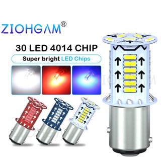 Ziohgam ไฟเลี้ยว ไฟเบรก LED 1157 BAY15D DRL 12V สําหรับจอดรถยนต์