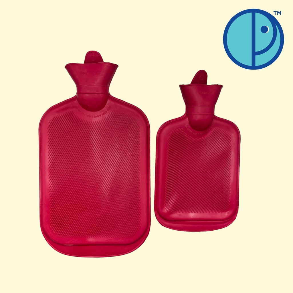 กระเป๋าน้ำร้อน Longmed Hot Water Bottle ถุงประคบร้อน ขนาดใหญ่ยาว 36.3 x กว้าง 21.7 ซม. ขนาดเล็ก ยาว 26.5 x กว้าง 16 ซม.
