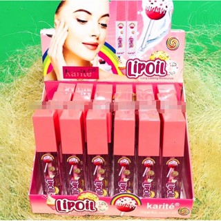 KARITE NO.70127-47 LIP OIL LONG LASTING MOISTURIZE(24pcs in a box)