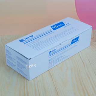 NIPRO ยกกล่อง100ชิ้นไซริงค์ ไซริงค์ป้อนยาเด็ก Nipro Syringe ขนาด10มล.