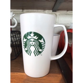 แก้ว mug starbucks สีขาว signature