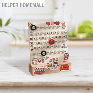 BHelper Homemall แหวนปฏิทินตั้งโต๊ะ Diy สําหรับตกแต่งบ้าน