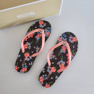 รองเท้าแตะ รองเท้าหูคีบ Michael KorsFlip Flop Floral 📦 พร้อมส่ง