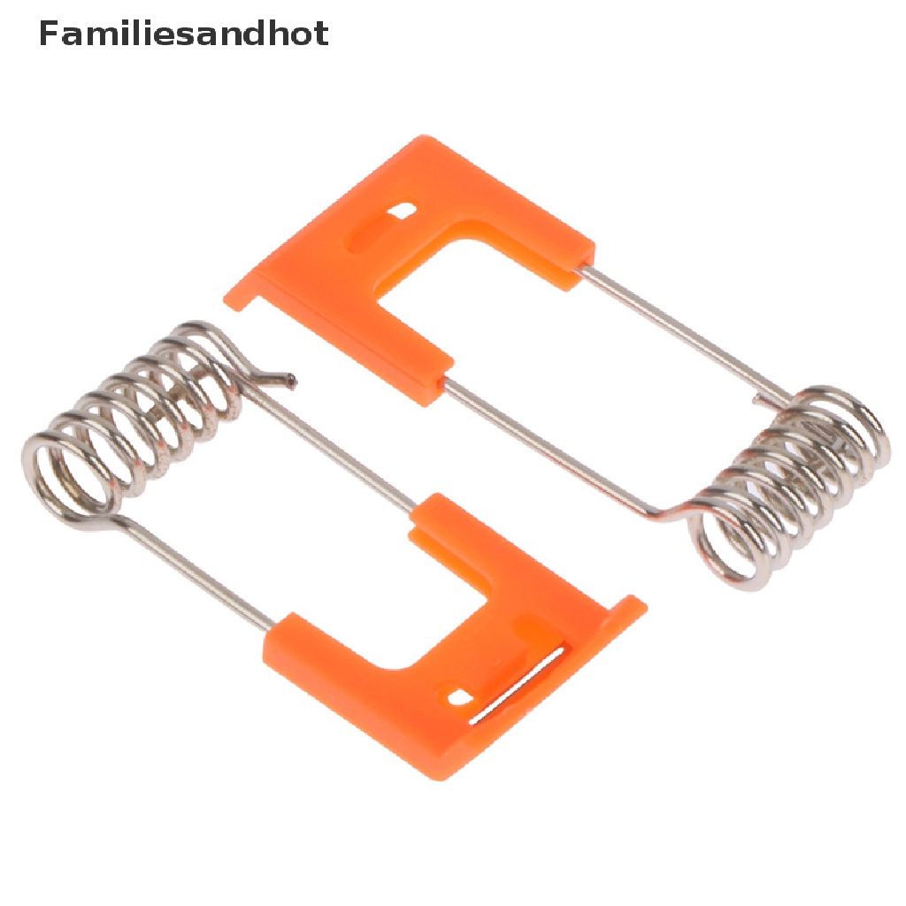 Familiesandhot> 10 ชิ้น สปริง แคลมป์ สําหรับไฟ Led ดาวน์ไลท์ แผงไฟเพดาน สปริง คลิปกลมอย่างดี