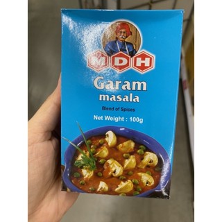 Garam Masala Blend Of Spices ( MDH Brand ) 100 G. เครื่องเทศรวม ( ตรา เอ็มดีเอช ) การัม มาซาลา