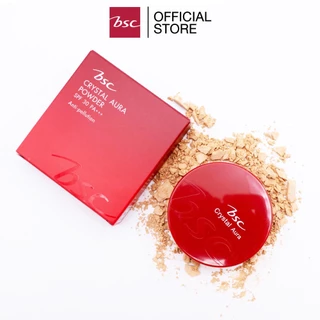 BSC CRYSTAL AURA POWDER SPF 30 PA+++ แป้งเนื้อสัมผัสเนียนละเอียดบางเบา ให้หน้าแลดูกระจ่างใสอย่างเป็นธรรมชาติ
