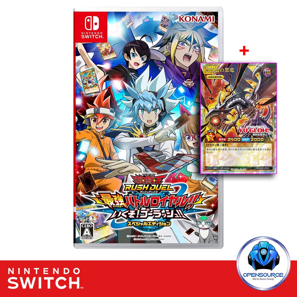 [พร้อมส่ง]Nintendo: YuGiOh Yu-Gi-Oh Rush Duel Dawn of the Battle Royale Let's Go! Go Rush (Z2 JAPAN)