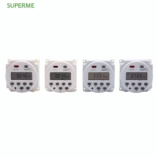 SUPERME CN101A 12V 24V 110V 240V ดิจิตอล LCD Power Timer รีเลย์ร้อน