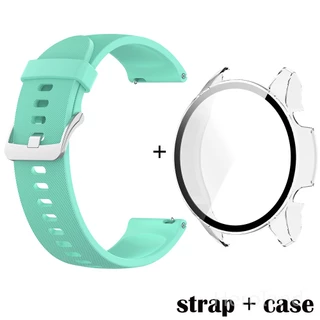 สายนาฬิกาข้อมือซิลิโคน 22 มม. สําหรับ Xiaomi MI Watch Color Sport Smart Wristband For MI Watch Color Sports Bracelet WirstStrap + case