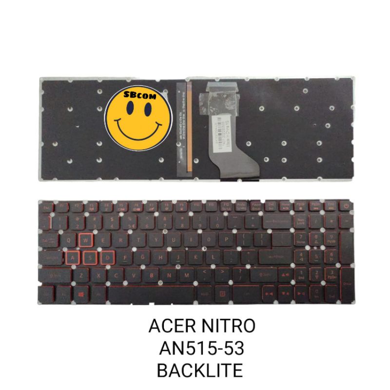 คีย์บอร์ด Acer nitro 5 AN515-51 AN515-53 AN515-52 backlite