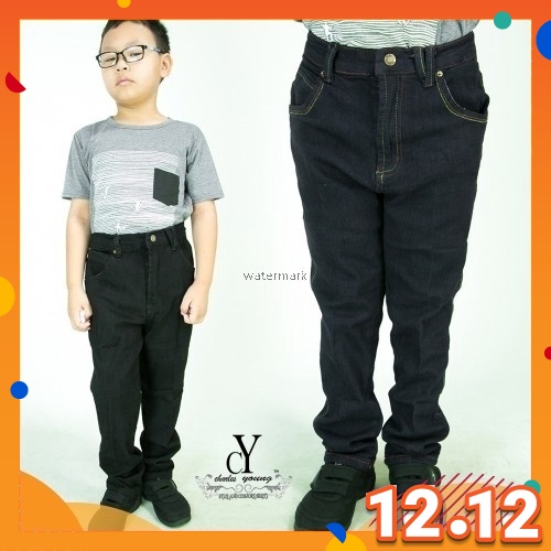 CY 19 DENIM JEANS EASY FIT KID LONG PANT / SELUAR PANJAANG JEANS BUDAK