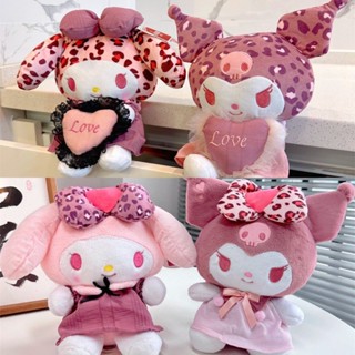 ตุ๊กตา Kuromi Mymelody Leopard แบบนิ่ม ของขวัญคริสต์มาส