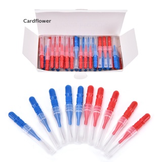 &lt;Cardflower&gt; 50Pcs Clean Tooth Floss Head Hygiene  Plastic Interdental Brush Toothpick On Sale