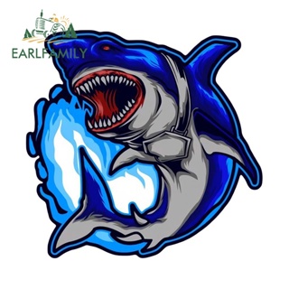 ครอบครัวเอิร์ล 13เซนติเมตรฉลามโกรธสติกเกอร์รถอะนิเมะแฟชั่นไว…