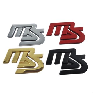 1 x โลหะ MAZDASPEED MS ตัวอักษร รถ ตกแต่งอัตโนมัติ ด้านหลัง ตราสัญลักษณ์ สติกเกอร์ รูปลอก สําหรับ MAZDA