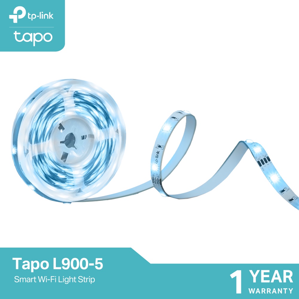TP-Link Tapo L900-5 Smart Wi-Fi Light Strip ไฟเส้นเปลี่ยนสีอัจฉริยะ 5 เมตร ใช้งานง่ายผ่านแอป Tapo รั