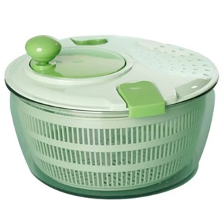 กะละมังล้างผัก ตะกร้าล้างผัก ที่สลัดน้ำออกจากผัก แบบมือหมุน Salad Spinner 📌มีพร้อมส่ง