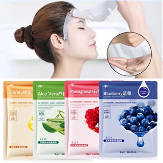 (พร้อมส่ง) แผ่นมาคหน้าสูตรเกาหลี มาส์กหน้า Rorec มี อย. [6 สูตร]