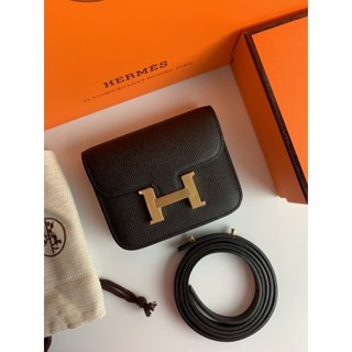 พร้อมส่ง New Hermes Constance slim with strap(Ori) 📌 Half handmade งานเย็บมือ