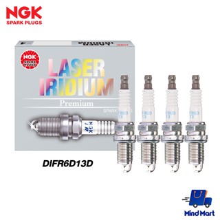 หัวเทียนรถยนต์ LASER IRIDIUM NGK DIFR6D13D (90028) ใช้กับรุ่…