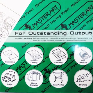 กระดาษไขมาสเตอร์อาร์ต A4,A3,A2
