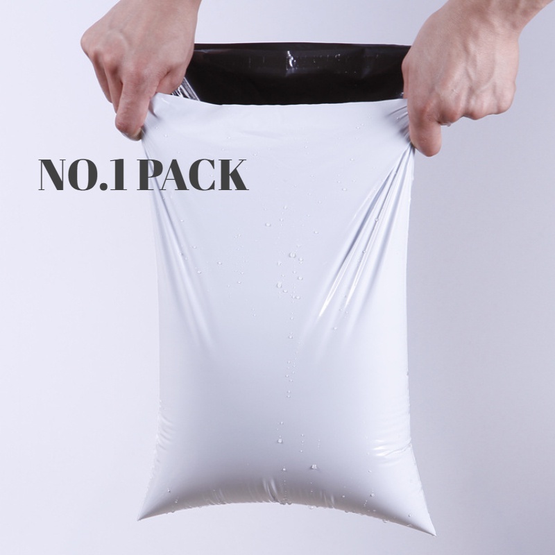 NO.1 ถุงไปรษณีย์ สีขาว ถุงพัสดุ ซองไปรษณีย์ 45x60 ซองไปรษณีย์พลาสติก ถุงไปรษณีย์พลาสติก 20ใบ ซองพัสดุพลาสติก - รูปที่ 4