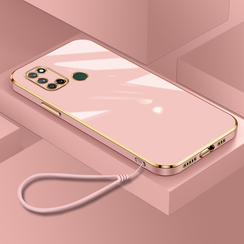 ปลอก OPPO Realme 7I C17 RMX2103 RMX2101 เคสโทรศัพท์ซิลิกาเจลไฟฟ้า